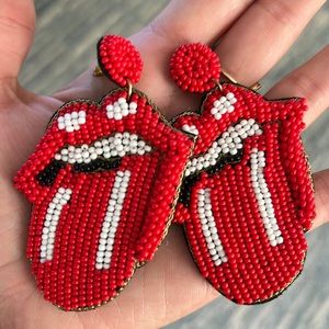 Rolling Stones Earrings